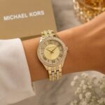 Michael Kors Harlowe Gold Sunray Dial - Image 4