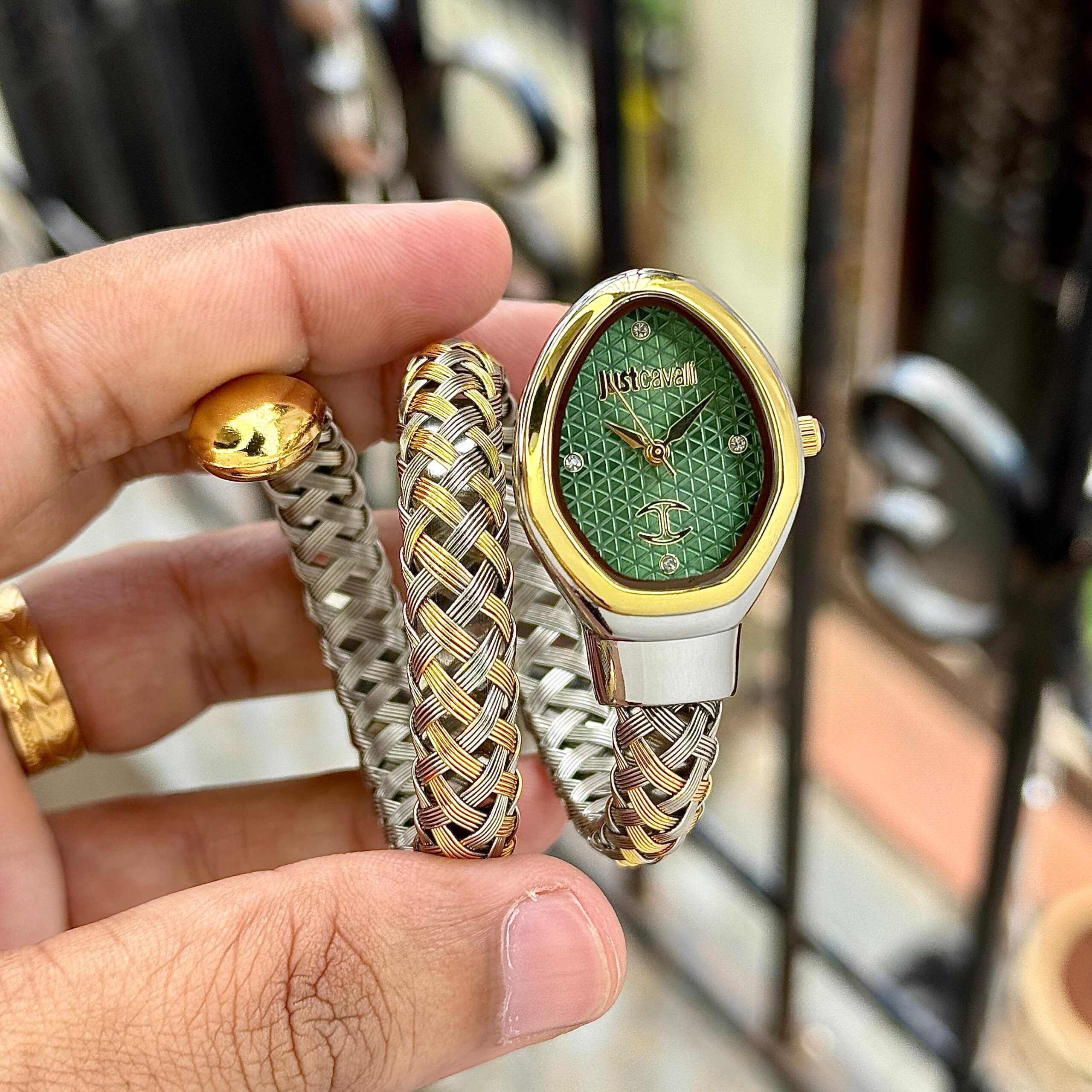 WhatsApp Image 2026-07-16 at 4.50.42 PM (1) Just Cavalli Signature Wrap Green Series - Image 1