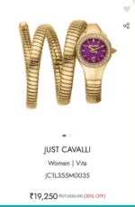 Just Cavalli Vita Purple Dial - Image 3