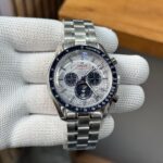 Omega Speedmaster Moonphase Grey Blue Dial