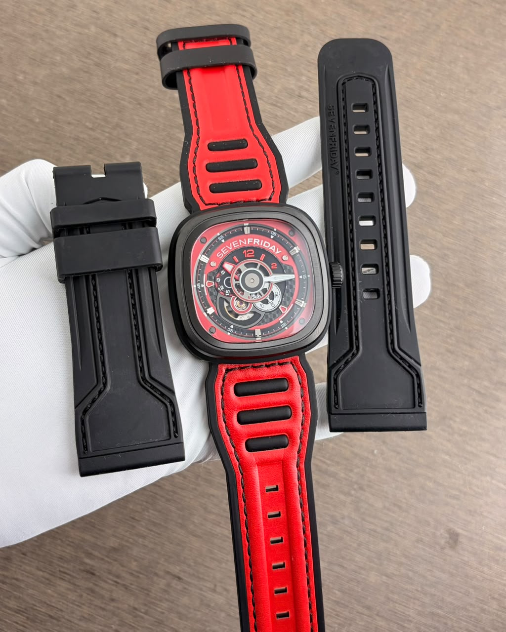 WhatsApp Image 2026-07-17 at 10.34.34 PM SevenFriday P Series Racing Red Automatic - Image 1