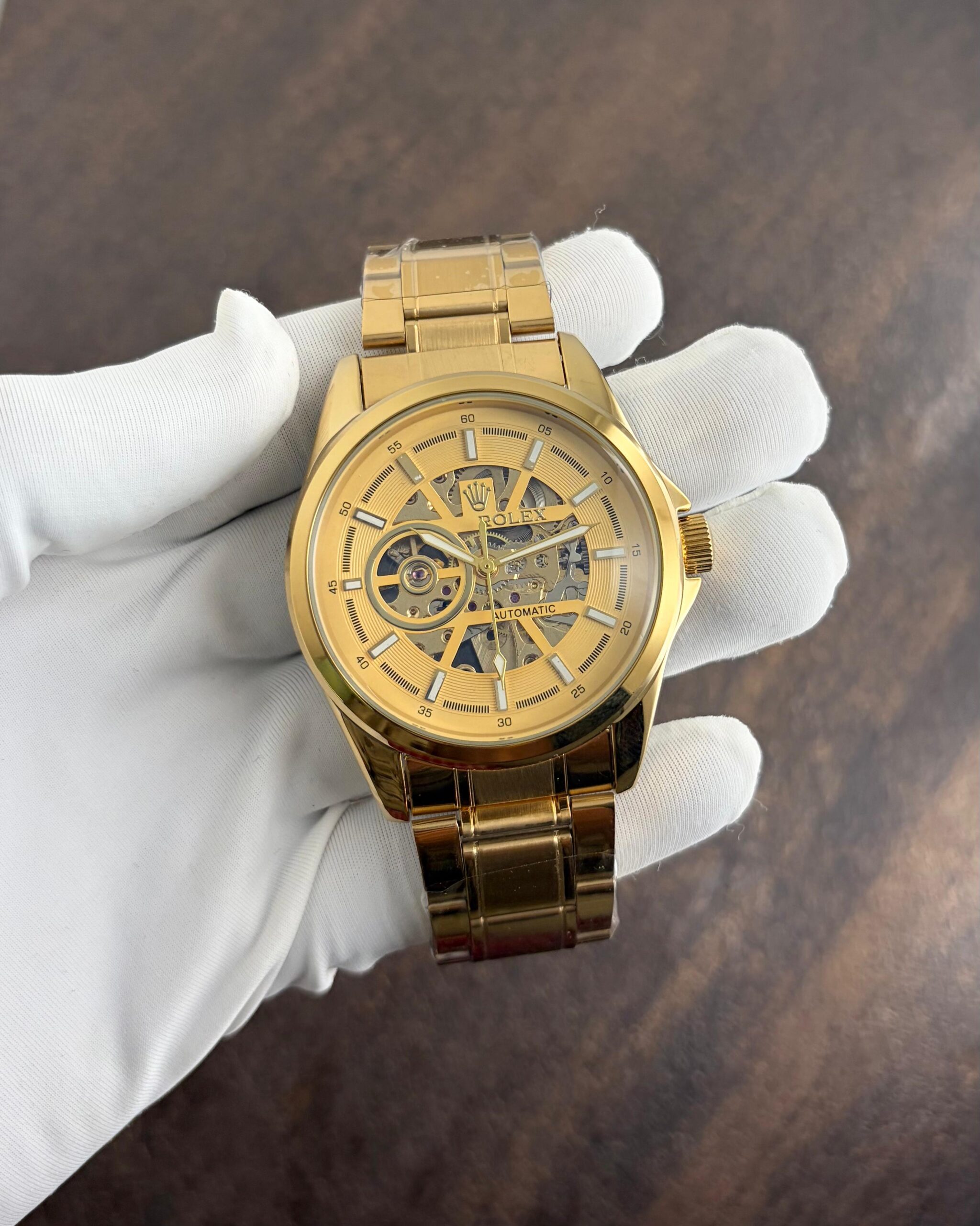 WhatsApp Image 2026-07-17 at 10.36.43 PM Rolex Gold Automatic Open Heart - Image 1