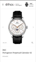 IWC Portugieser Chronograph White Dial - Image 3