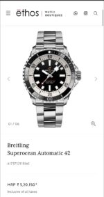 Breitling Superocean Black Dial Automatic - Image 2