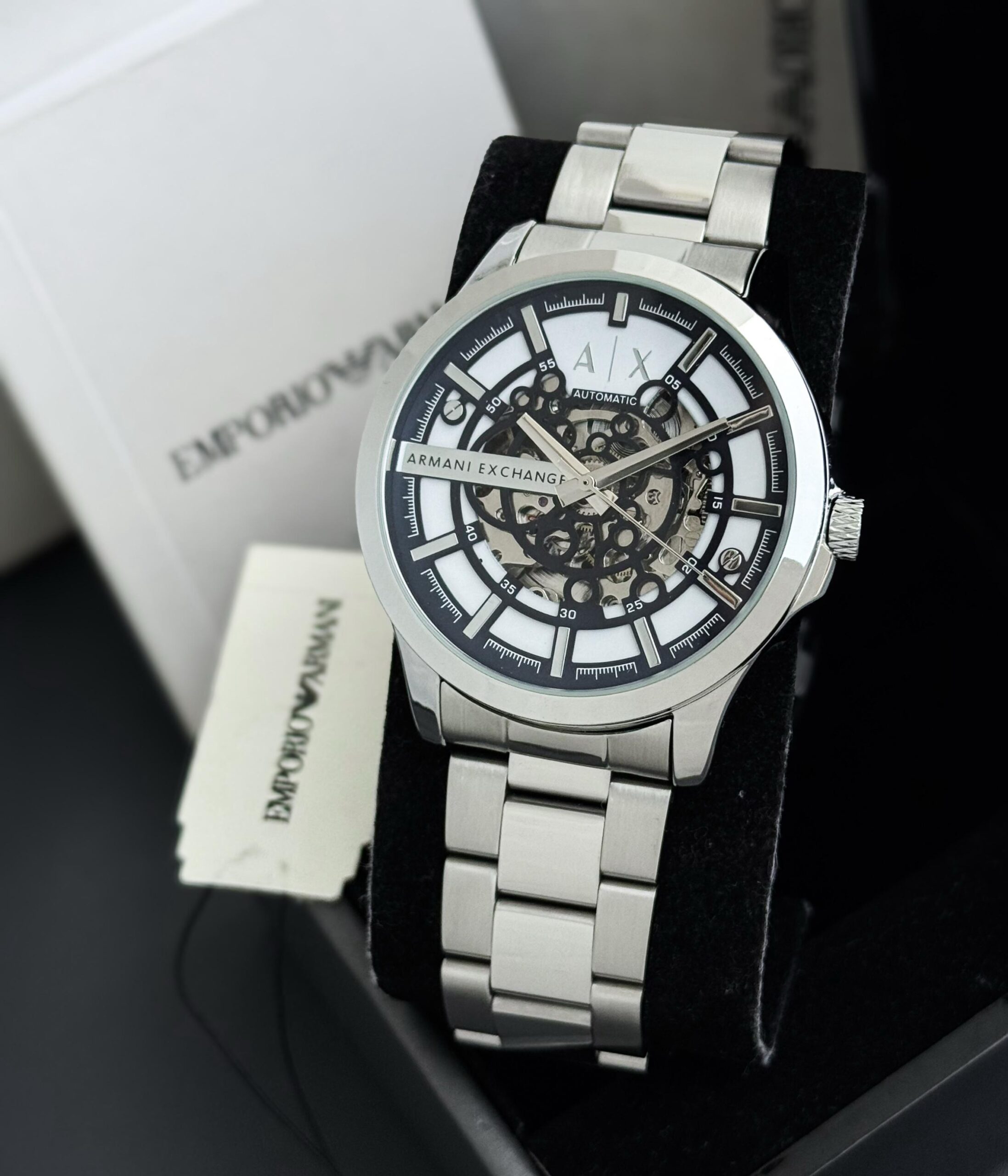 WhatsApp Image 2026-07-17 at 10.42.46 PM (2) Armani Exchange White & Blue Dial - Image 1