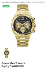 Guess Equity Black Analog Dial - Image 2