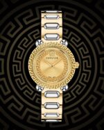 Versace Two-Tone Gold Dial Quartz - Image 4