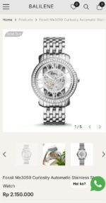 Fossil Silver-Tone Automatic - Image 2