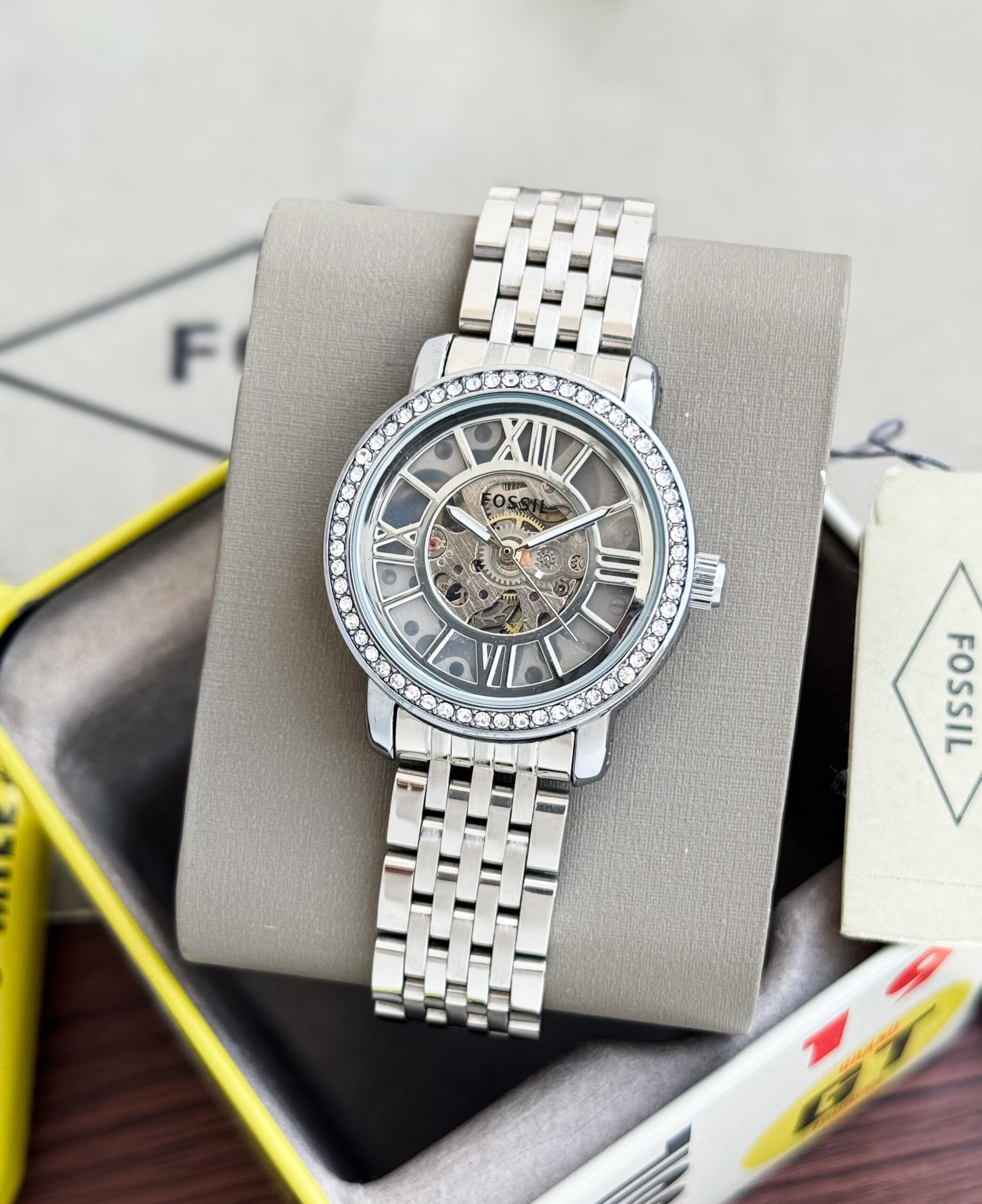 WhatsApp Image 2026-07-17 at 10.50.54 PM Fossil Silver-Tone Automatic - Image 1