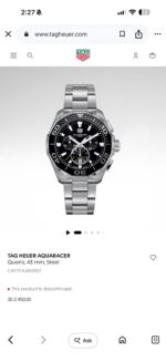 Tag Heuer Aquaracer Chronograph Black Quartz - Image 5