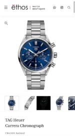 Tag Heuer Carrera Blue Dial Chronograph - Image 3