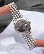 Rolex Oyster Perpetual Grey Dial Automatic - Image 5