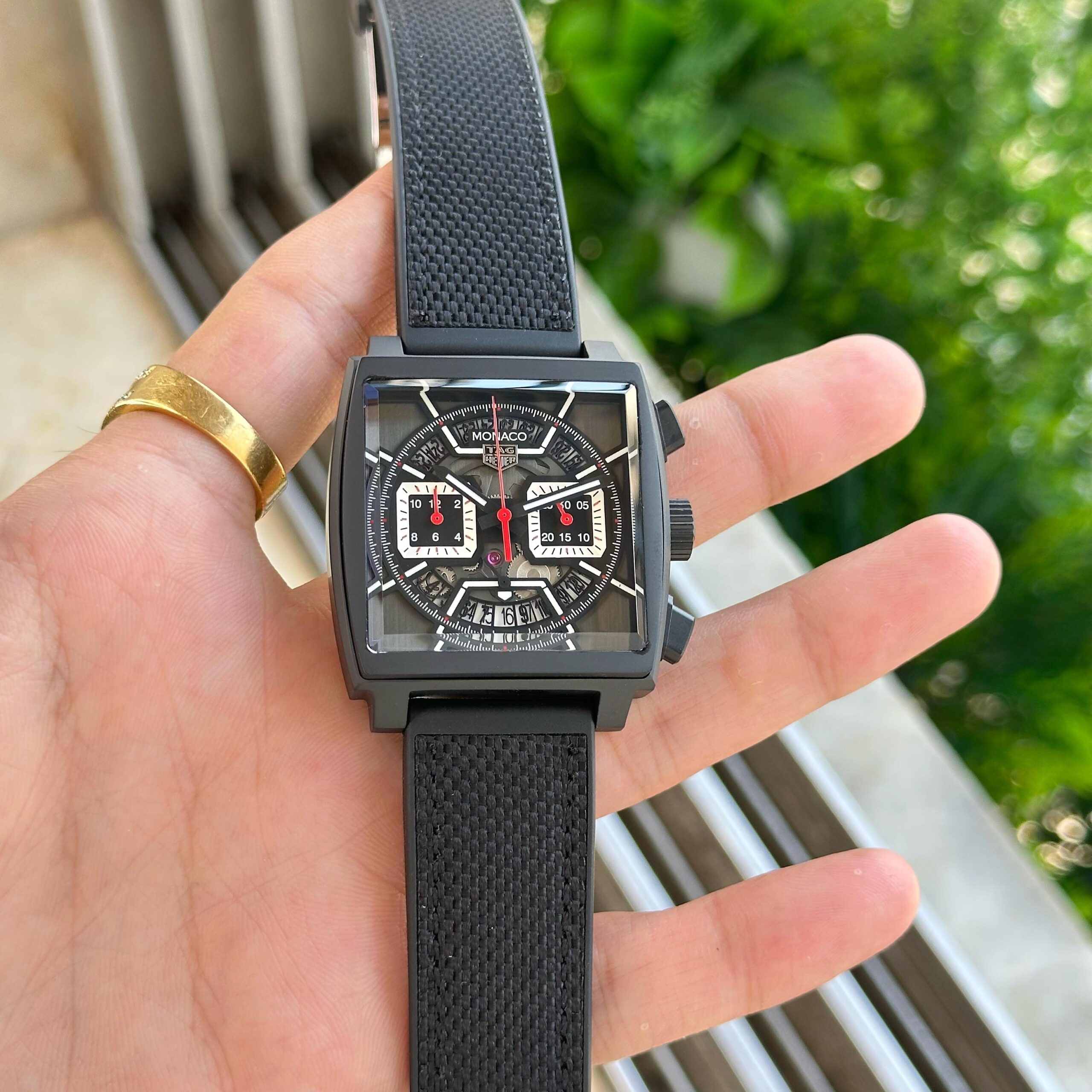 WhatsApp Image 2026-07-18 at 6.06.50 PM Tag Heuer Monaco Matt Black Chronograph - Image 1