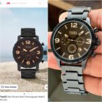 Fossil Nate Chronograph Brown Dial Quartz - Image 2