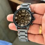 Fossil Nate Chronograph Brown Dial Quartz