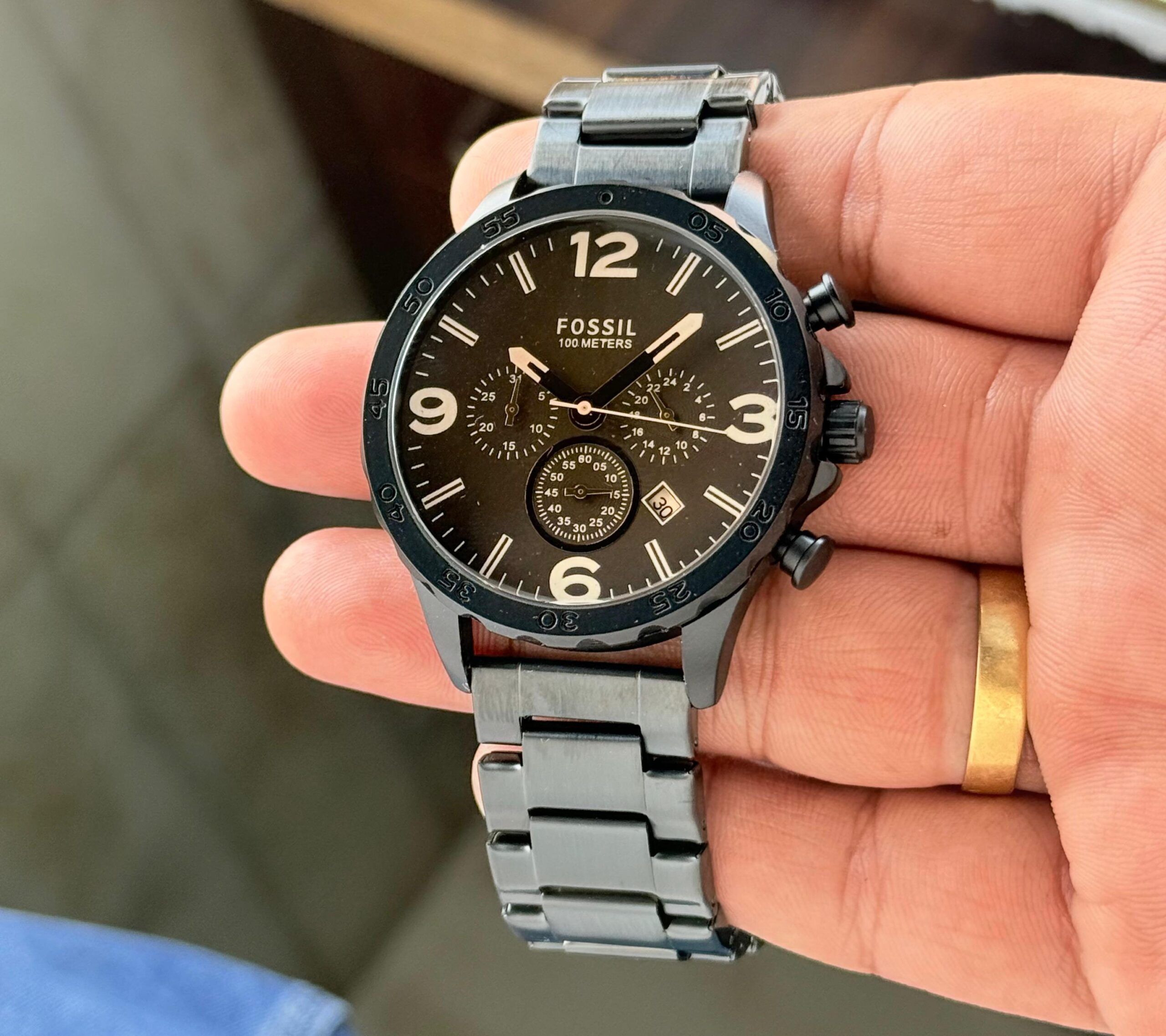 WhatsApp Image 2026-07-18 at 6.12.57 PM (2) Fossil Nate Chronograph Brown Dial Quartz - Image 1