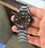 Fossil Nate Chronograph Brown Dial Quartz - Image 5