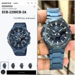 Edifice Casio Deep Blue Windflow Series - Image 2