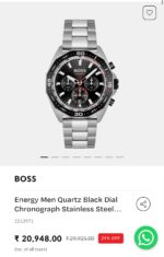 Hugo Boss Energy Black Multi-Function Quartz - Image 3