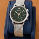 Emporio Armani Green Sunburst Dial Quartz