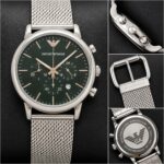 Emporio Armani Green Sunburst Dial Quartz - Image 4