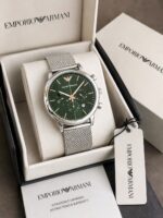Emporio Armani Green Sunburst Dial Quartz - Image 5