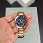 Rado Rosegold Blue Dial Chronograph