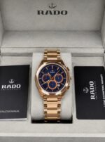 Rado Rosegold Blue Dial Chronograph - Image 3