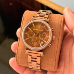 Michael Kors Sofie Chocolate Brown Dial