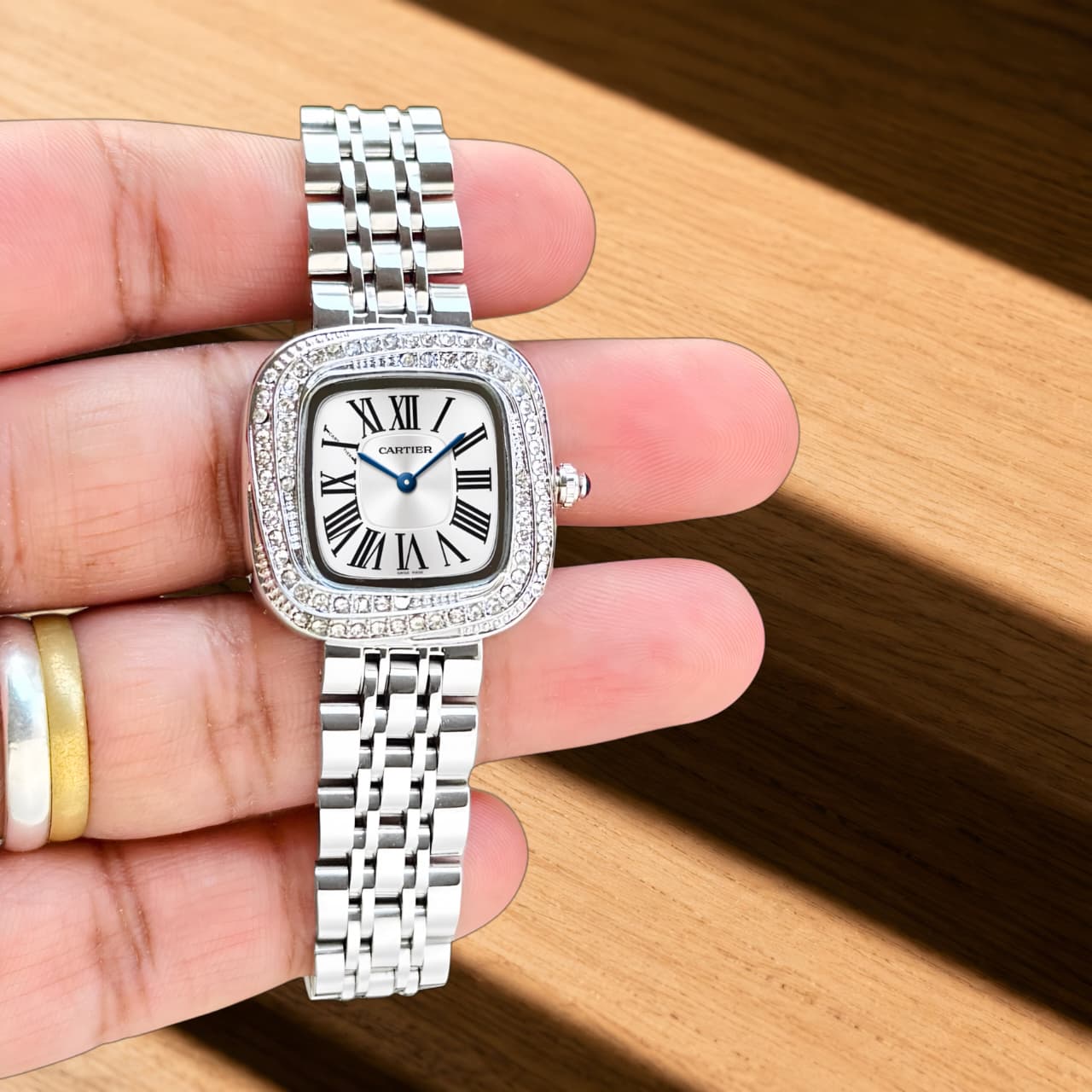 WhatsApp Image 2026-07-20 at 2.30.18 PM Cartier Coussin de White Dial Quartz - Image 1