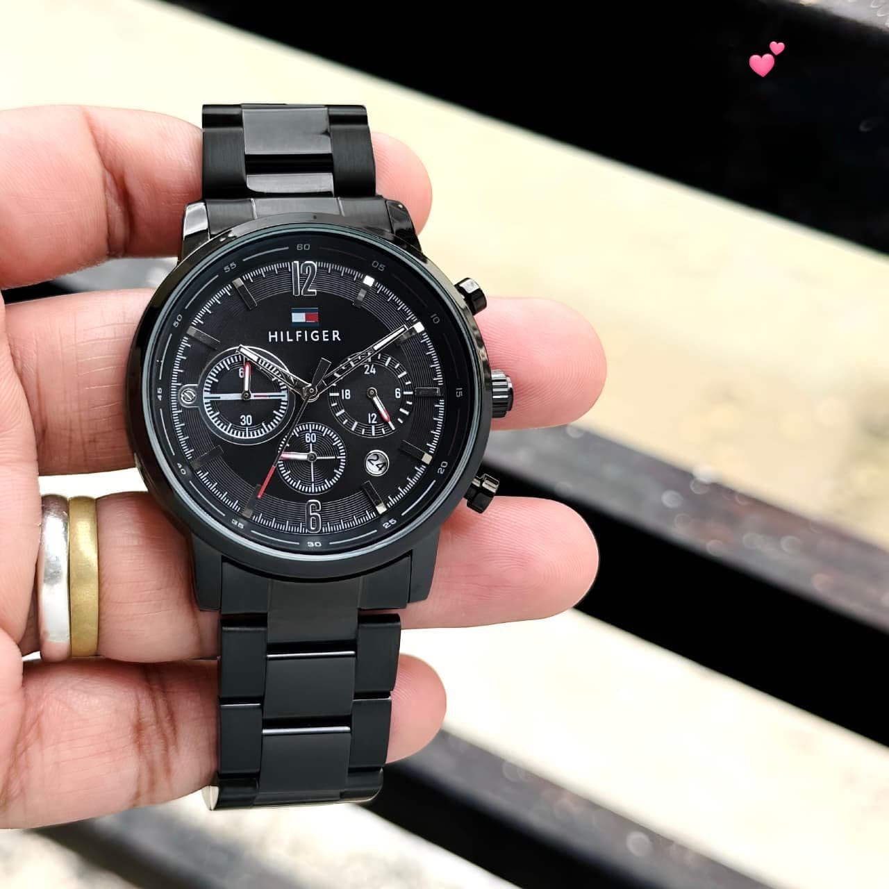 WhatsApp Image 2026-07-21 at 12.17.10 AM Tommy Hilfiger Evan Black Multifunction Dial Chronograph - Image 1