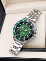 Tissot Silver Green Dial Chronograph - Image 5