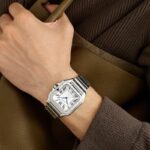 Cartier De Santos Silver White Dial Automatic