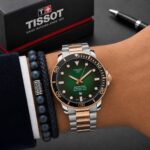 Tissot Seastar Powermatic 80 Emerald Green Dial - Image 4