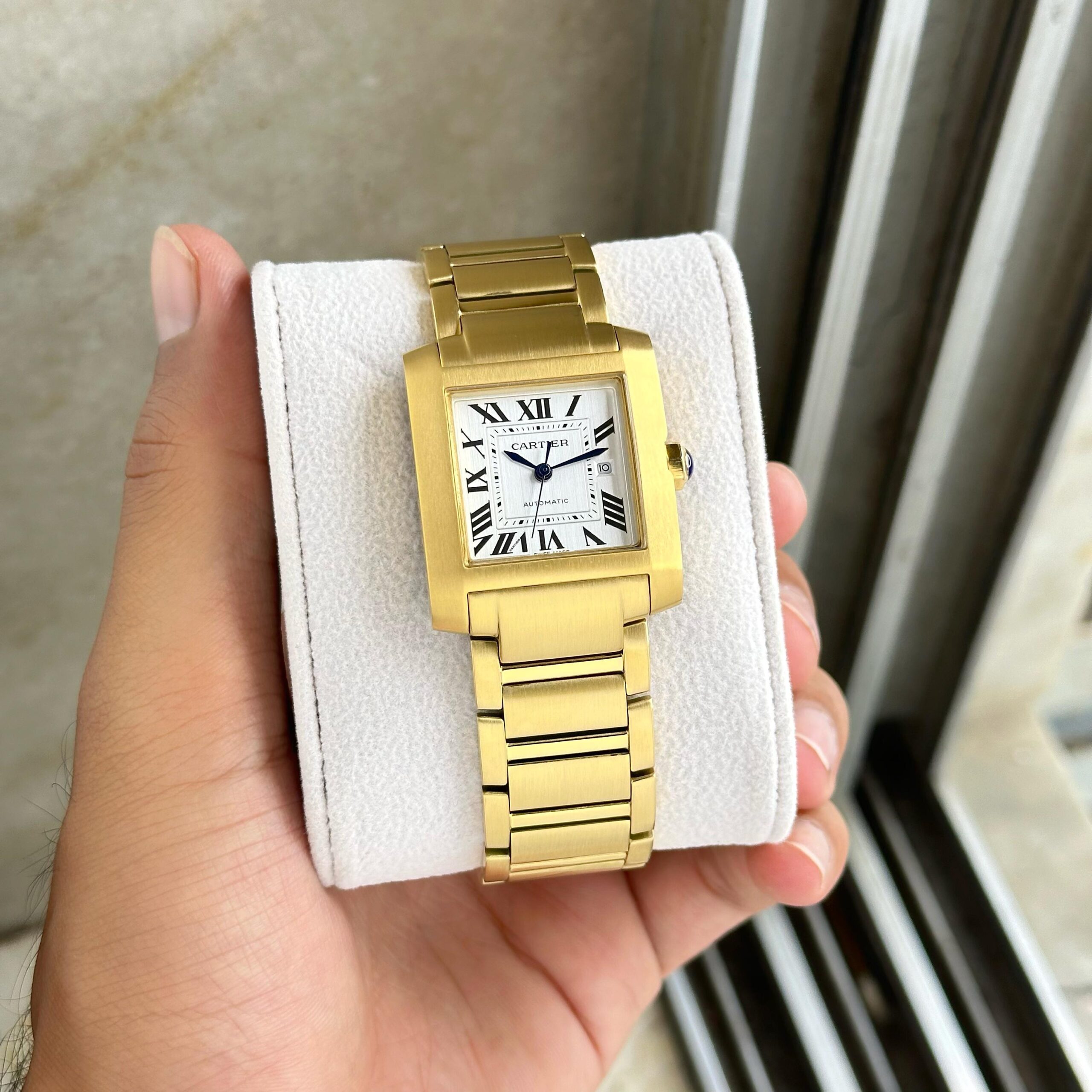 WhatsApp Image 2026-07-21 at 12.18.49 AM (1) Cartier Tank Française Gold White Dial Automatic - Image 1