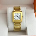 Cartier Tank Française Gold White Dial Automatic - Image 3