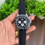 Rolex Daytona Silver & Black Quartz Chronograph