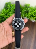 Rolex Daytona Silver & Black Quartz Chronograph