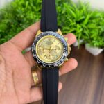 Rolex Daytona Gold & Black Chronograph Quartz