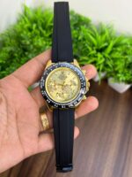 Rolex Daytona Gold & Black Chronograph Quartz