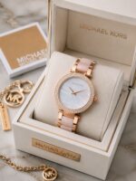 Michael Kors Parker Plum White Dial - Image 6