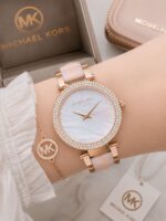 Michael Kors Parker Plum White Dial - Image 5