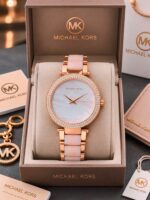 Michael Kors Parker Plum White Dial - Image 3