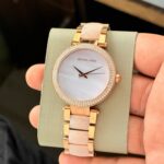 Michael Kors Parker Plum White Dial