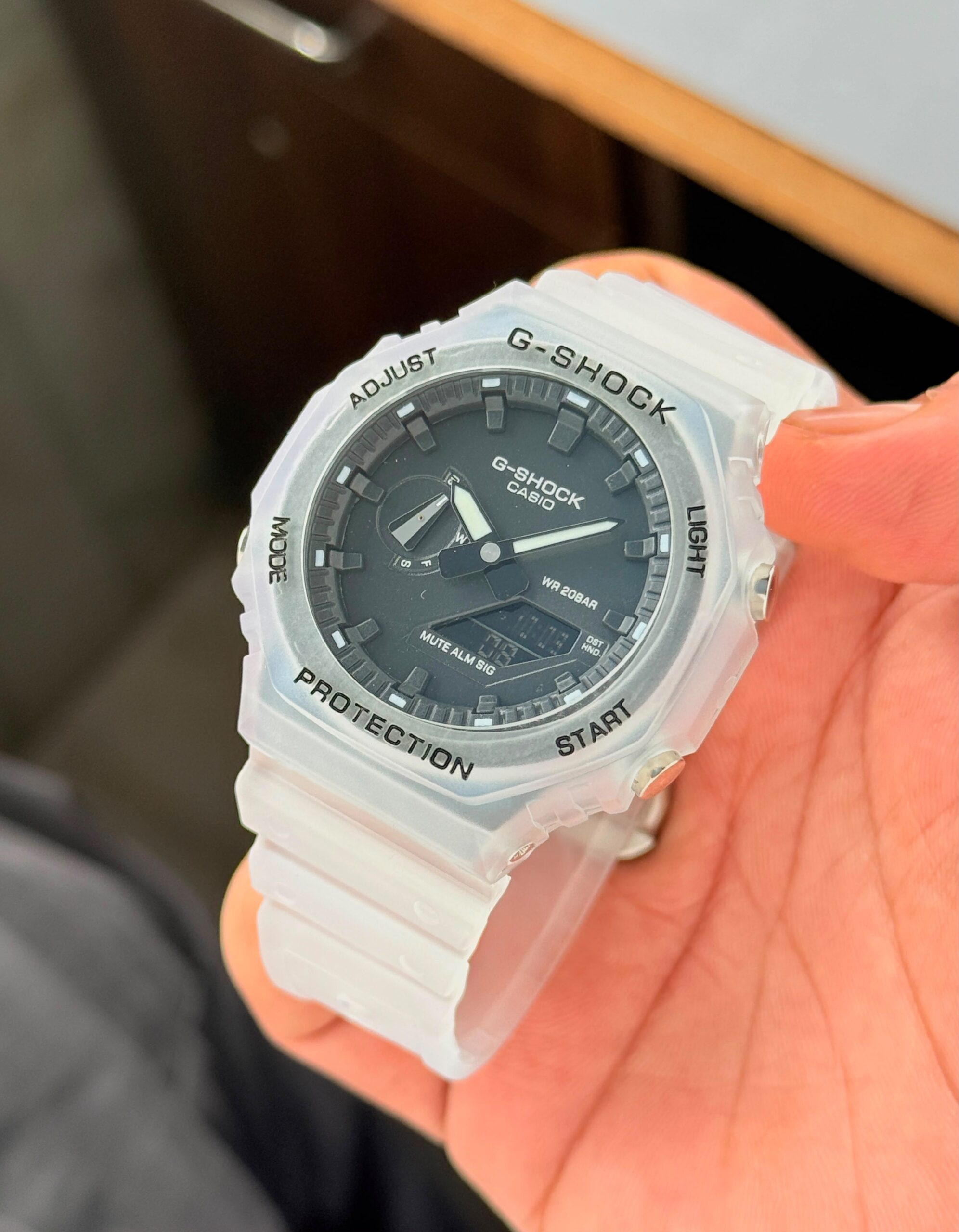WhatsApp Image 2026-07-21 at 12.21.38 AM (1) G Shock Casio GA2100 Grey Analog - Image 1