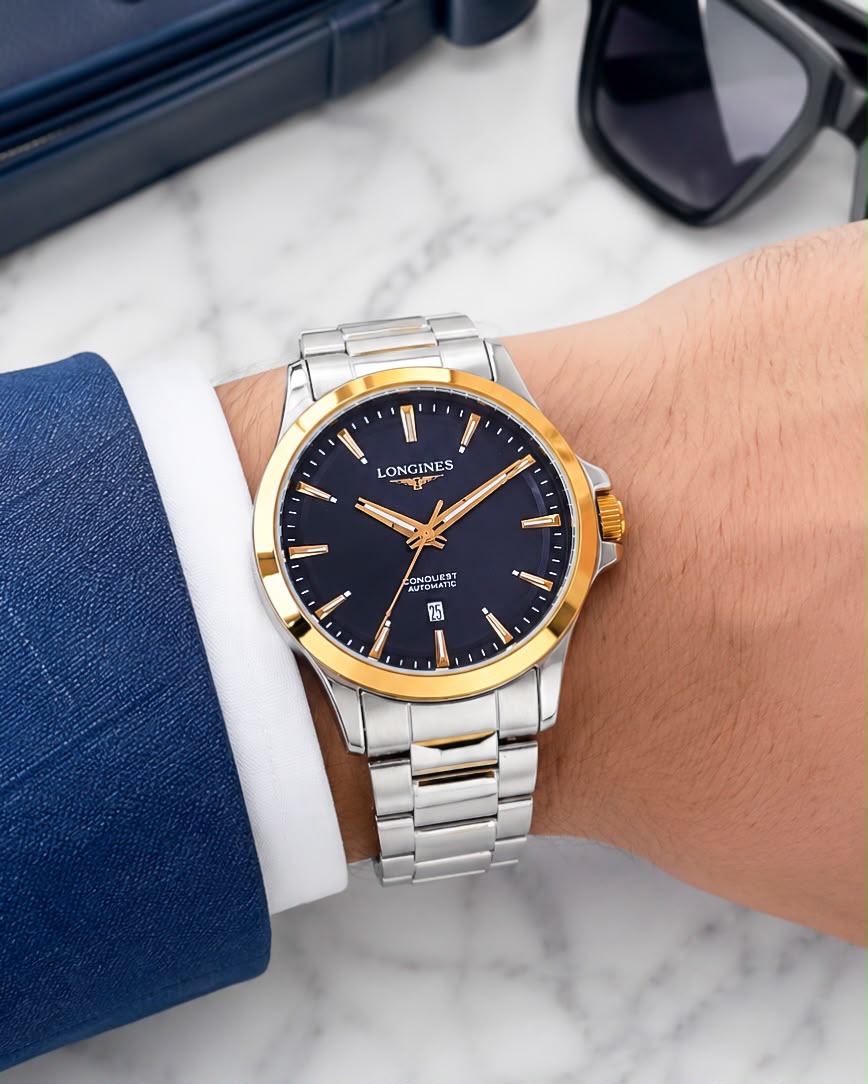 WhatsApp Image 2026-07-21 at 12.22.13 AM (1) Longines Blue Analog Dial Quartz - Image 1