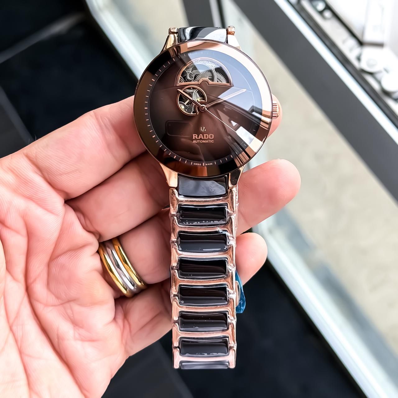 WhatsApp Image 2026-07-21 at 12.24.11 AM Rado Centrix Open Heart Skeleton Brown Automatic - Image 1