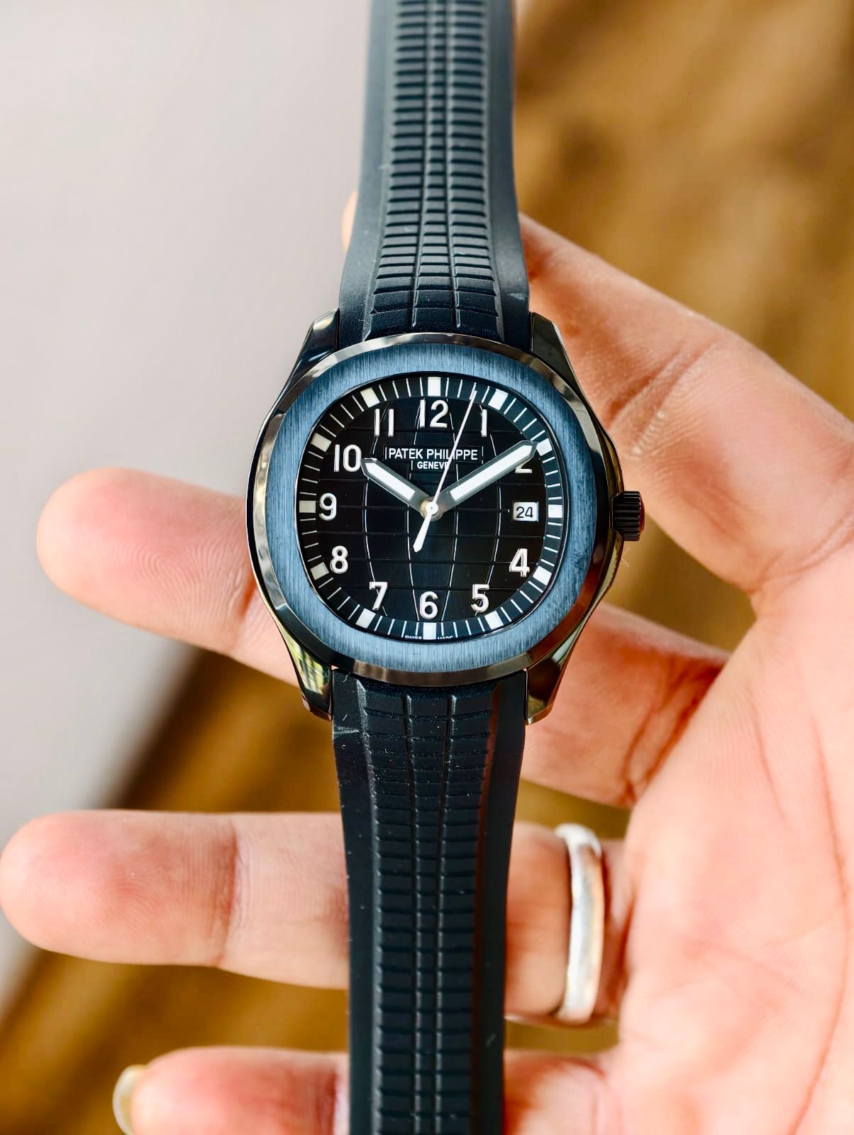 WhatsApp Image 2026-07-21 at 12.24.28 AM (1) Patek Philippe Aquanaut Black Dial - Image 1