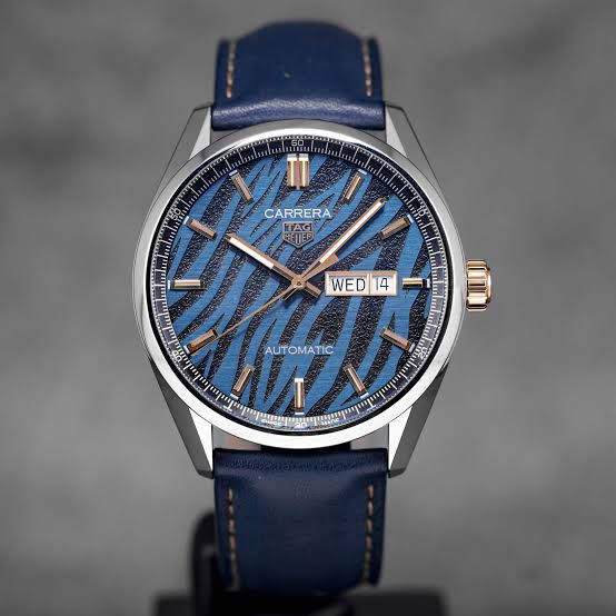 WhatsApp Image 2026-07-21 at 12.24.52 AM Tag Heuer Carrera Blue Tiger Dial Automatic - Image 1