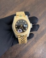 Rolex Datejust Yellow Gold Black Dial Automatic - Image 4